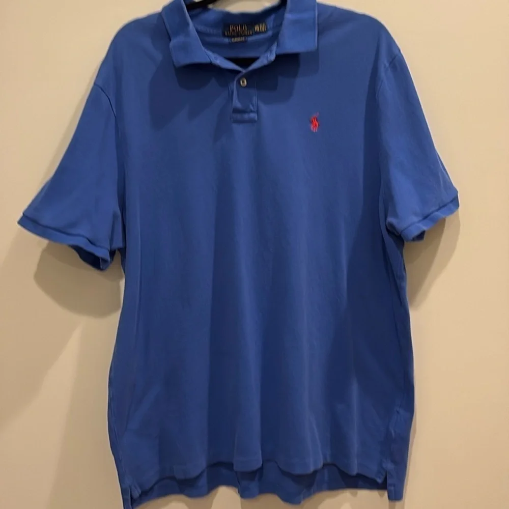 Polo Ralph Lauren men’s royal blue short sleeve Polo. Size XXL.  Classic fit